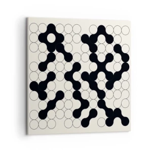 Bild auf Leinwand - Leinwandbild - Chinesisches Spiel – Variation - 50x50 cm