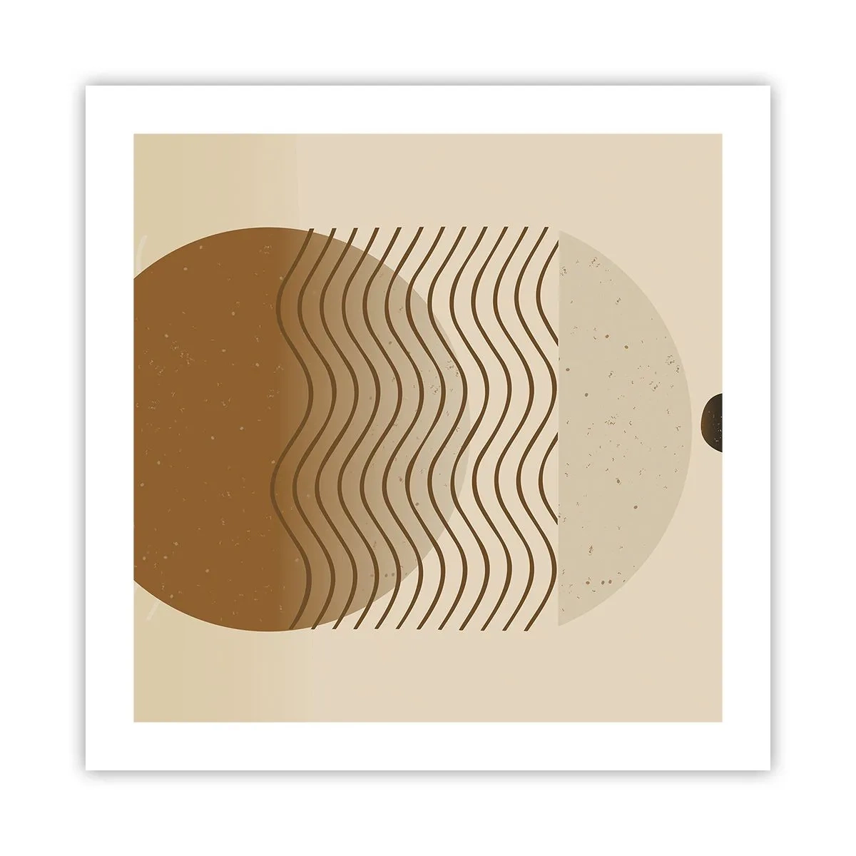Poster - Zur Entstehung geometrischer Figuren - 50x50 cm
