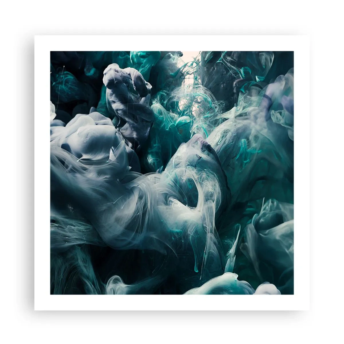 Poster - Farbbewegung - 60x60 cm