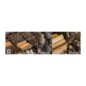 Fototapeten Muster Premium Sand - Eine Fundgrube an Aromen - Gewürze, Kaffee, Zimt - 100x30 cm