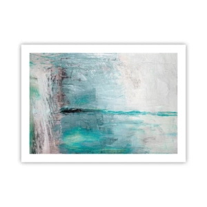 Poster - Horizontal in Blau - 70x50 cm