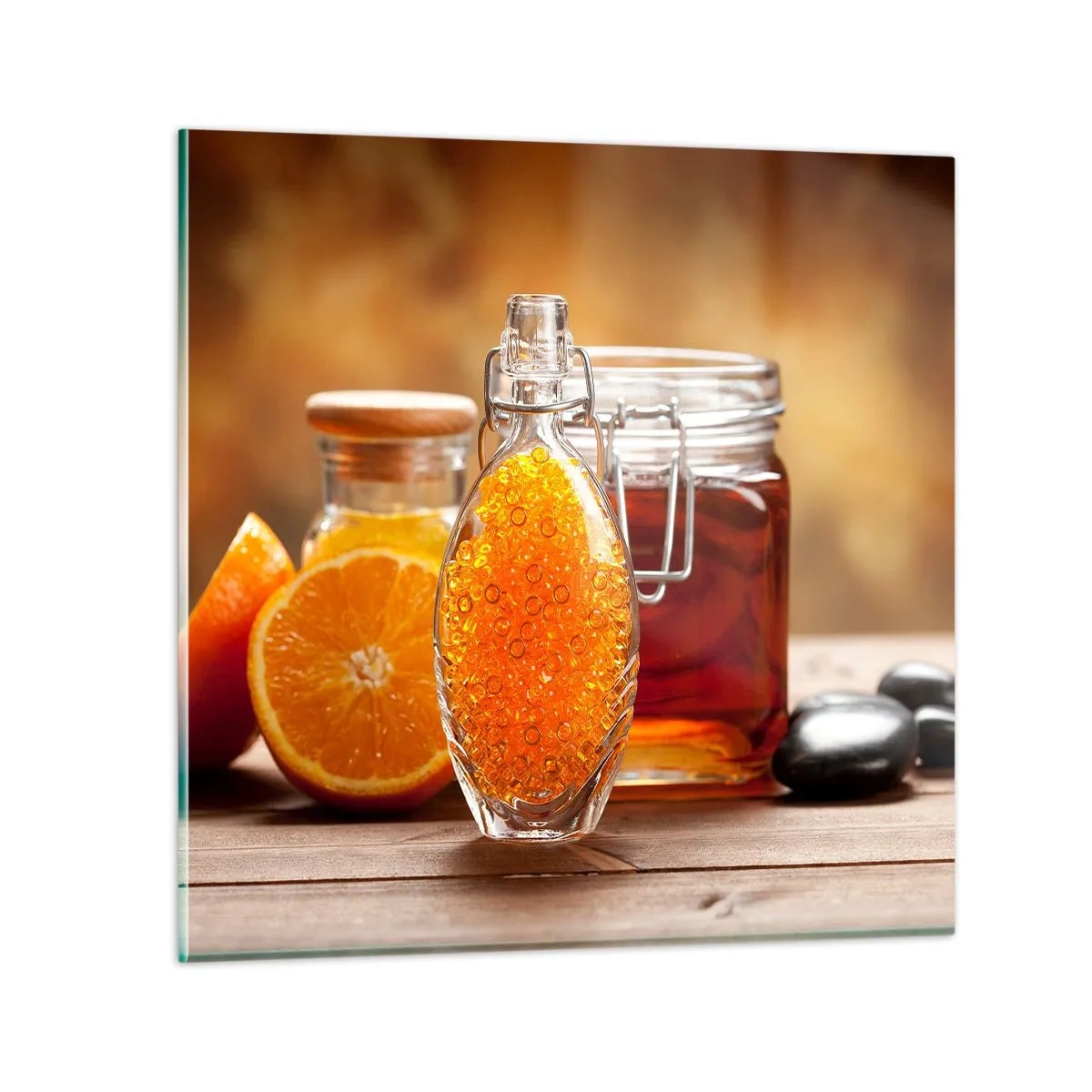 Glasbild - Bild auf glas - Sonnige Aromen und Düfte - 40x40 cm