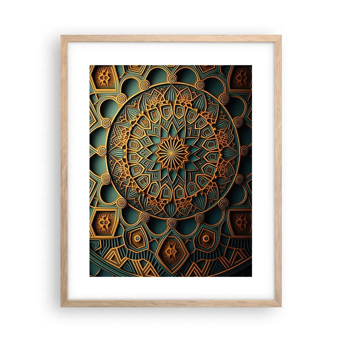 Poster in einem Rahmen aus heller Eiche - In arabischer Atmosphäre - 40x50 cm