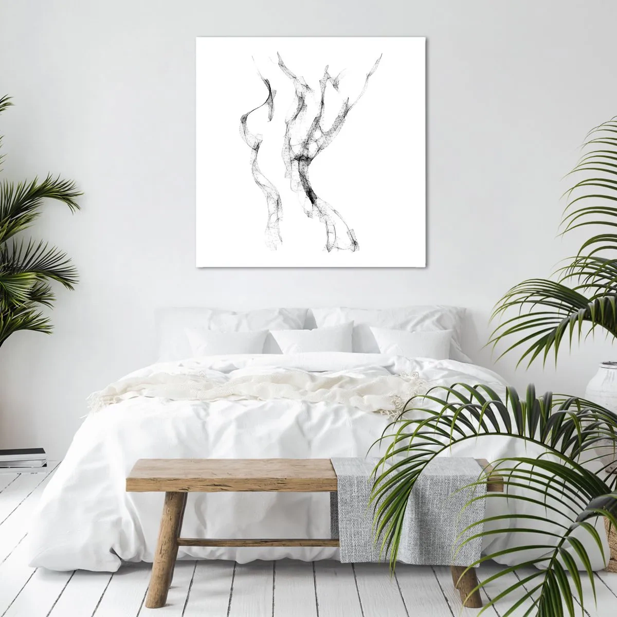 Bild auf Leinwand - Leinwandbild - Schön und stark - 70x70 cm