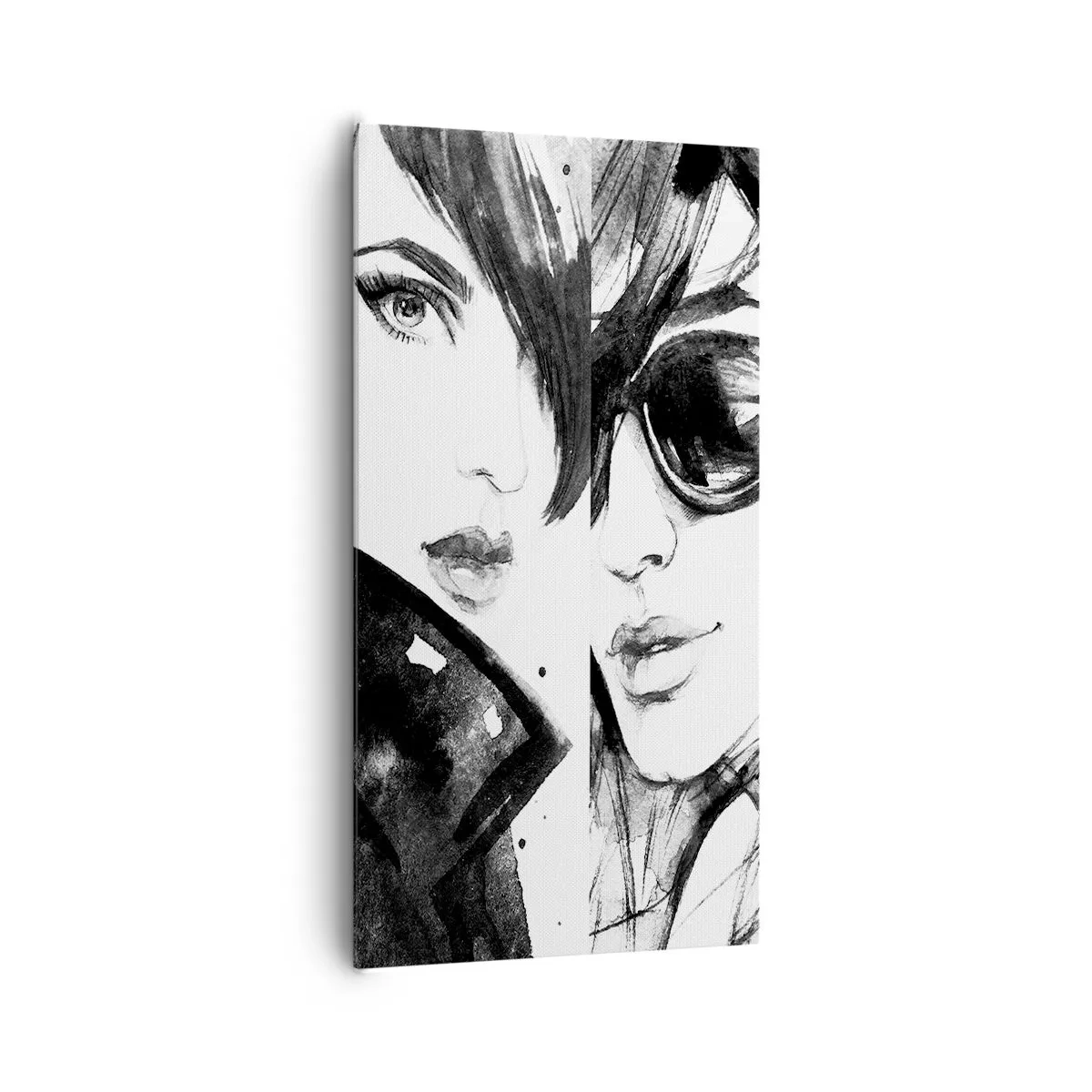 Bild auf Leinwand - Leinwandbild - Schönheit multipliziert - 65x120 cm