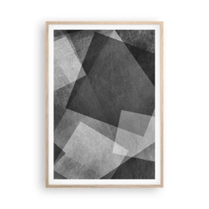Poster in einem Rahmen aus heller Eiche - Das ewige Symbol für Beständigkeit und Ordnung - 70x100 cm