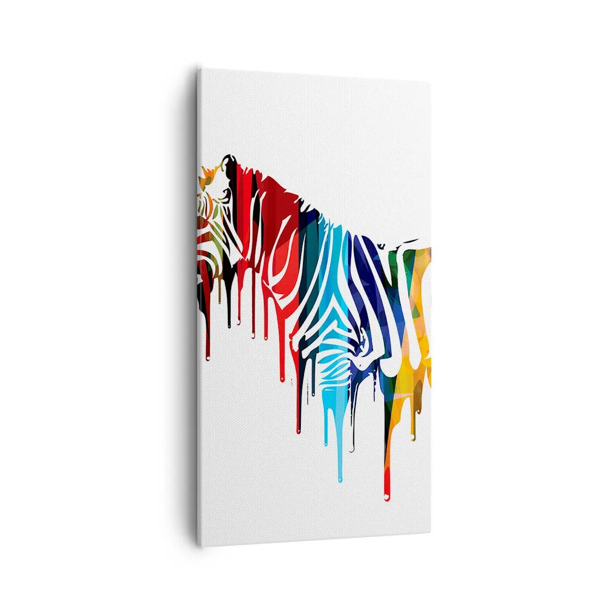 Bild auf Leinwand - Leinwandbild - Nicht nur schwarz-weiß - 55x100 cm