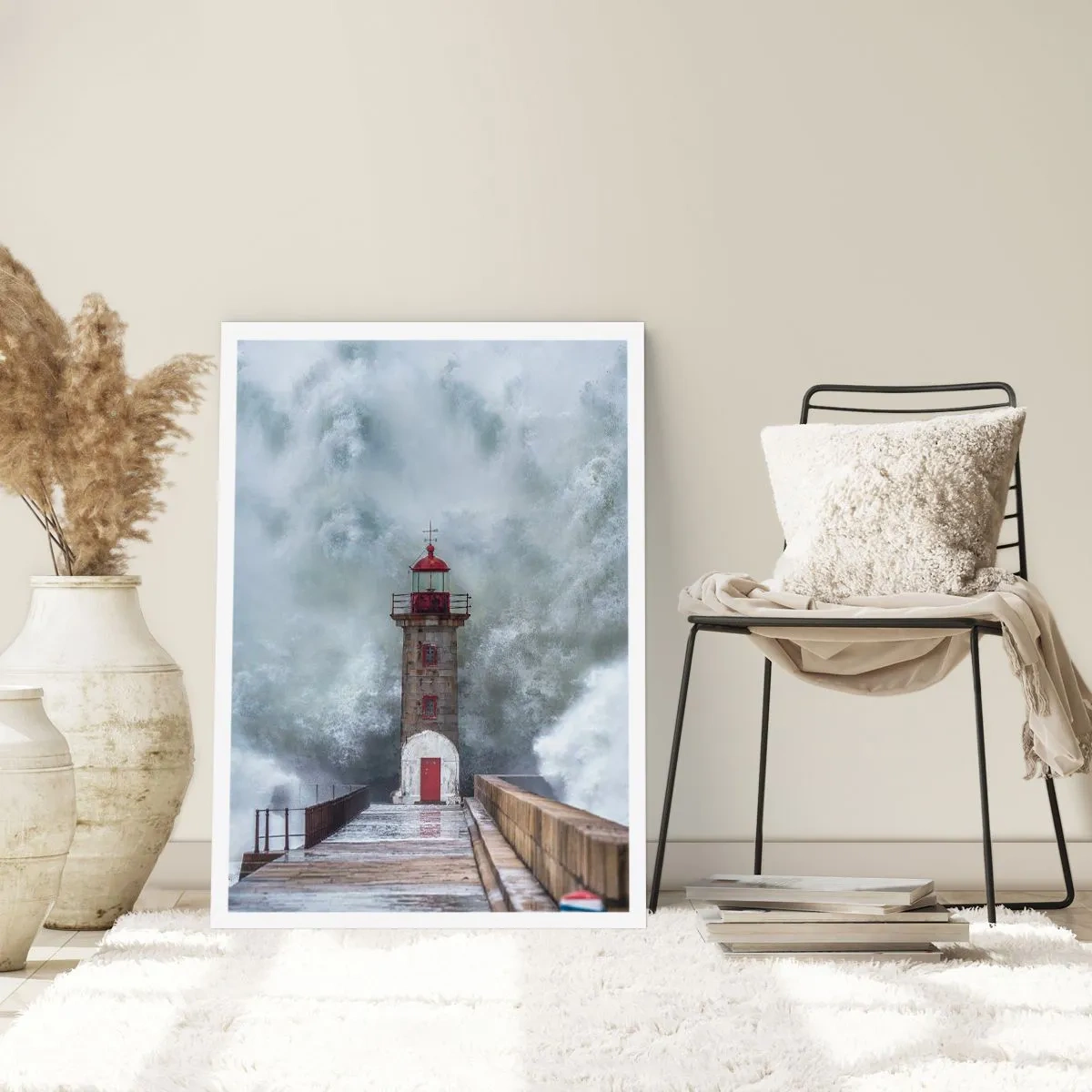 Poster - Das Rauschen des Wassers, der Lärm wird wehen - 40x50 cm