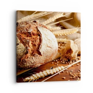 Bild auf Leinwand - Leinwandbild - Appetitanregend, duftend, knackig - 30x30 cm