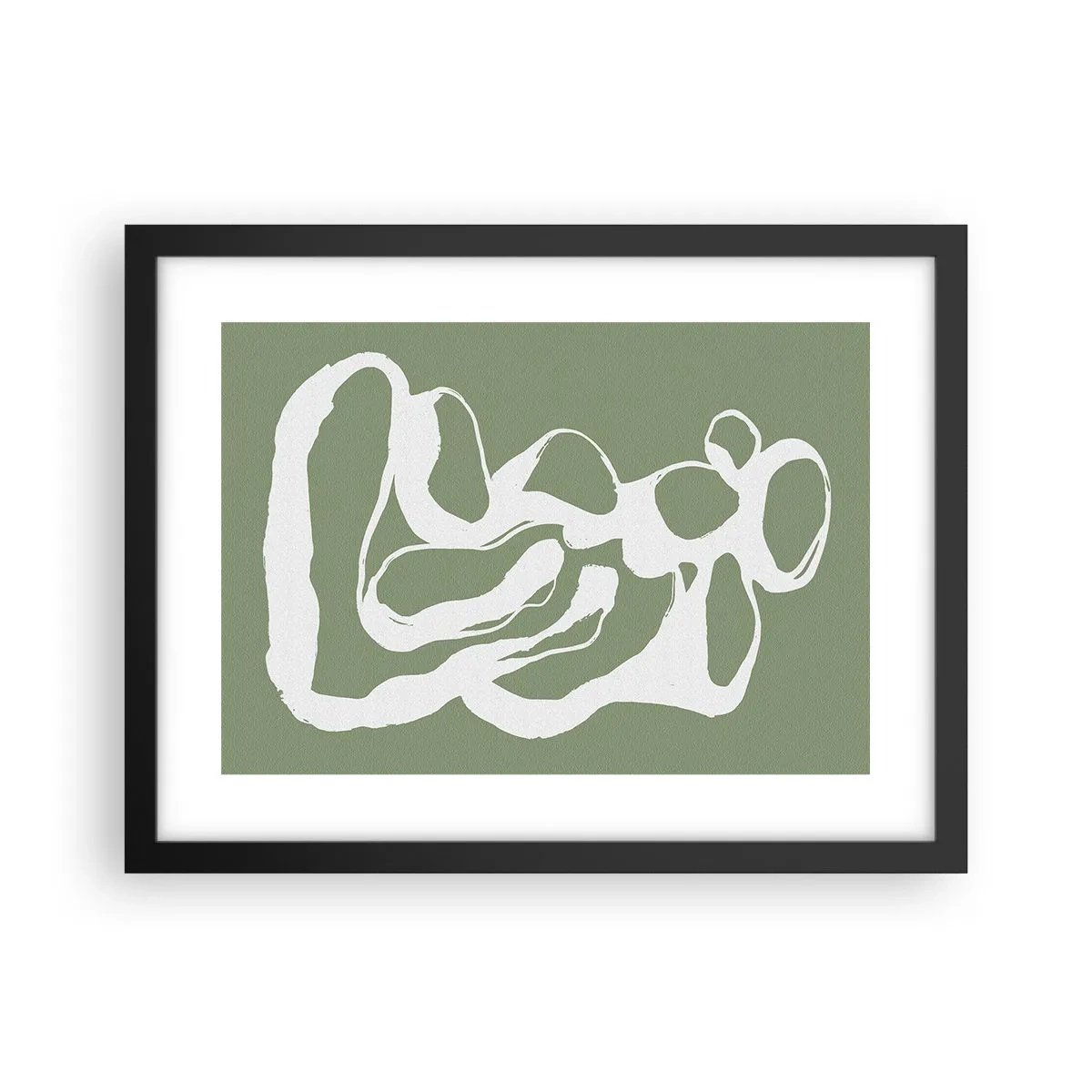 Poster in einem schwarzem Rahmen - Ruf des Weltraums - 40x30 cm