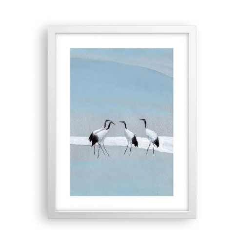 Poster in einem weißen Rahmen - Nach einem heißen Tag - 30x40 cm