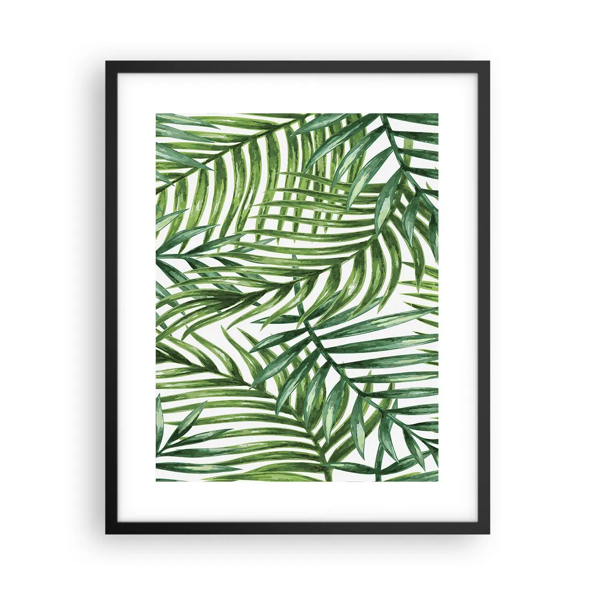 Poster in einem schwarzem Rahmen - Unter dem grünen Baldachin - 40x50 cm