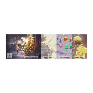 Fototapeten Muster Premium Canvas - Magie ist da - Abstraktion, Fantasie, Für Kinder - 100x30 cm