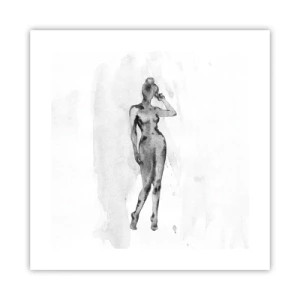 Poster - Eine Studie über das Ideal der Weiblichkeit - 40x40 cm