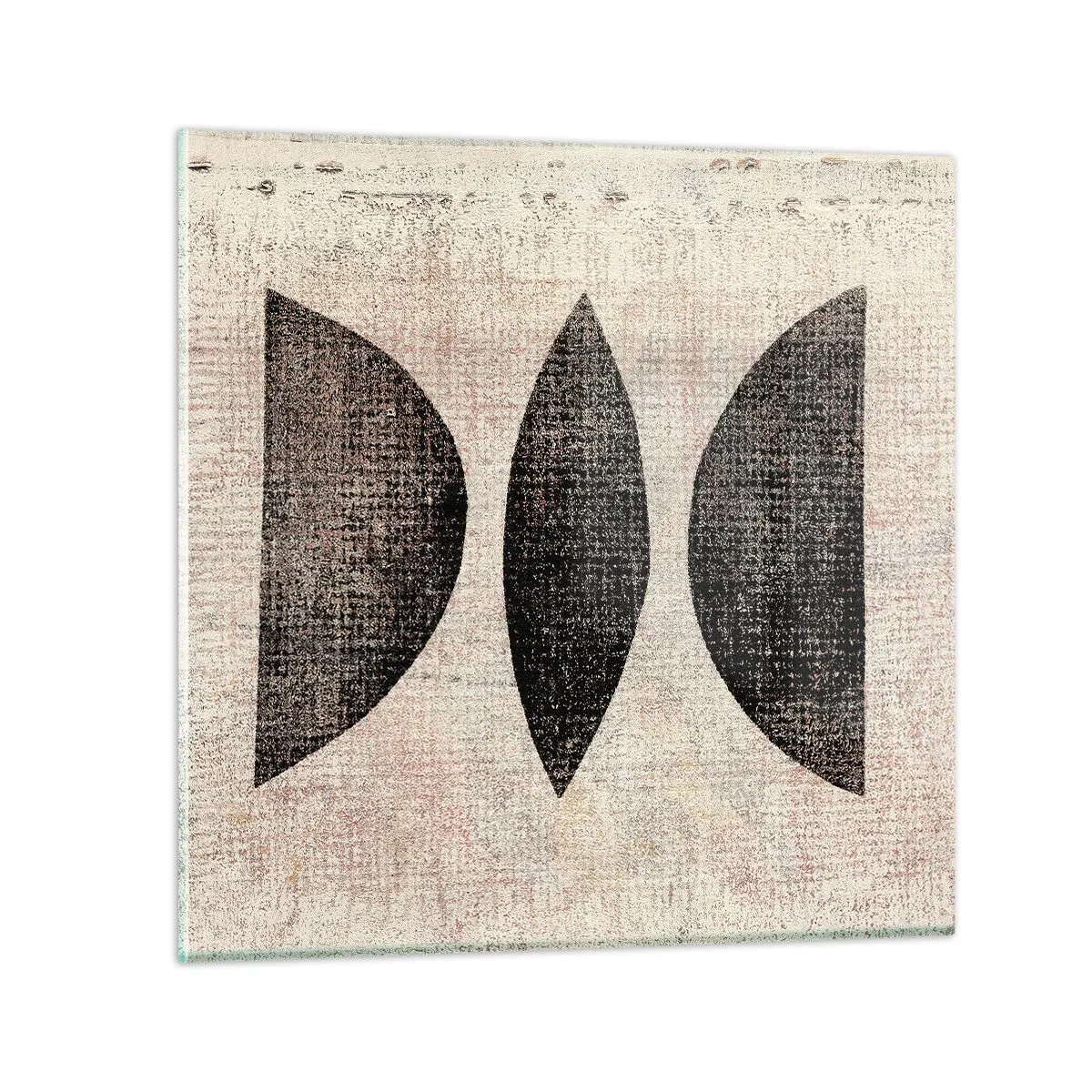 Glasbild - Bild auf glas - Ethnische Abstraktion - 70x70 cm