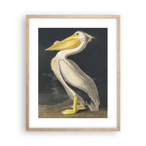 Poster in einem Rahmen aus heller Eiche - Voller Stolz - 40x50 cm