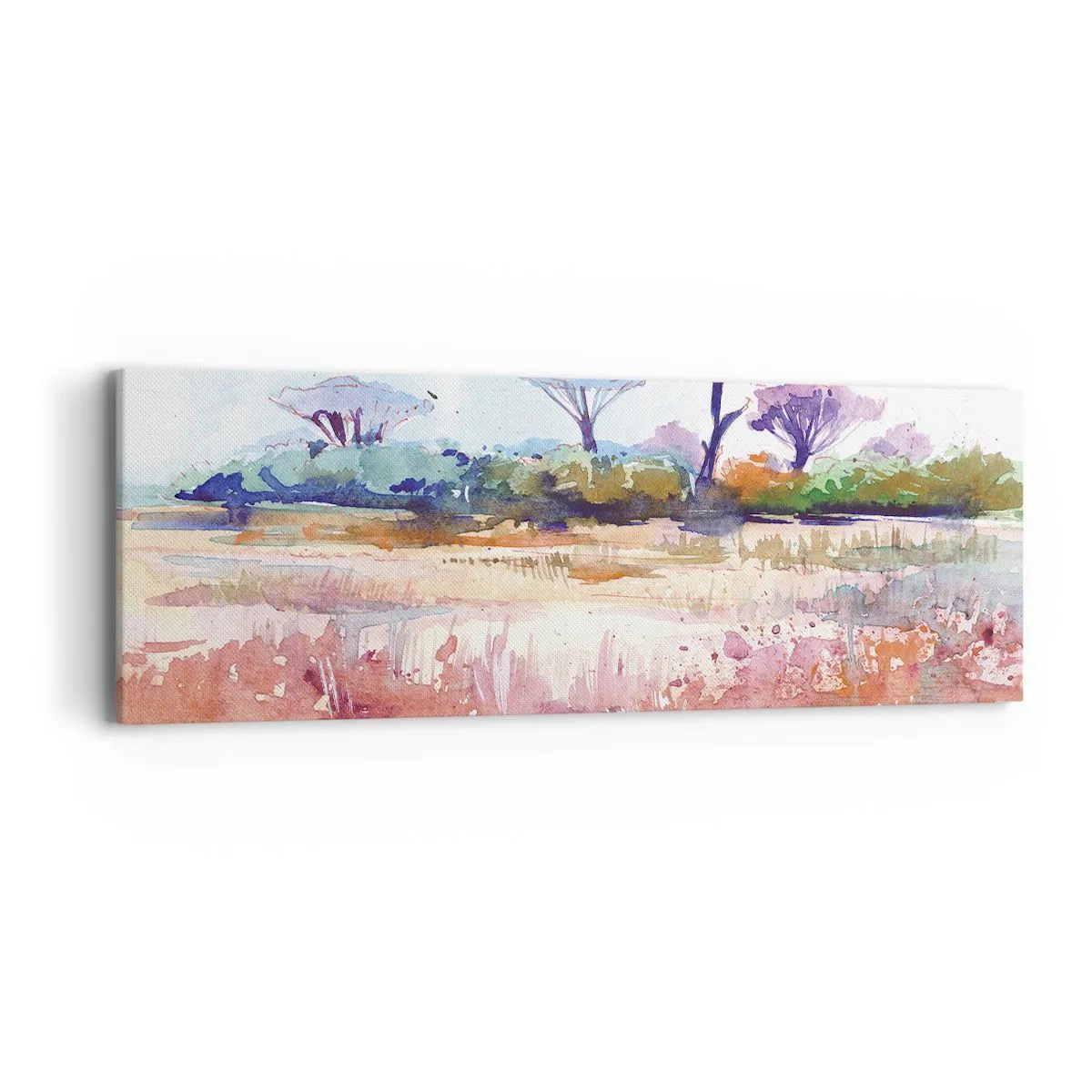 Bild auf Leinwand - Leinwandbild - Savannah-Farben - 90x30 cm