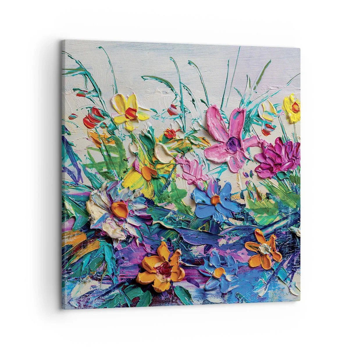 Bild auf Leinwand - Leinwandbild - Überhaupt kein Stillleben - 50x50 cm