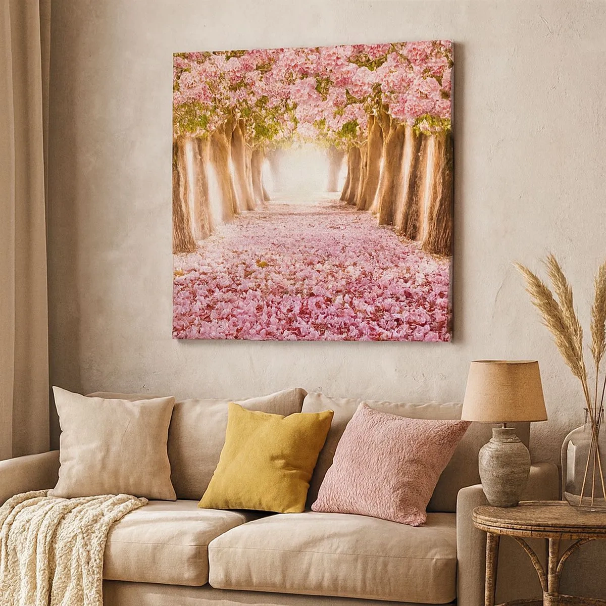 Bild auf Leinwand - Leinwandbild - Der Weg ins Paradies - 30x30 cm