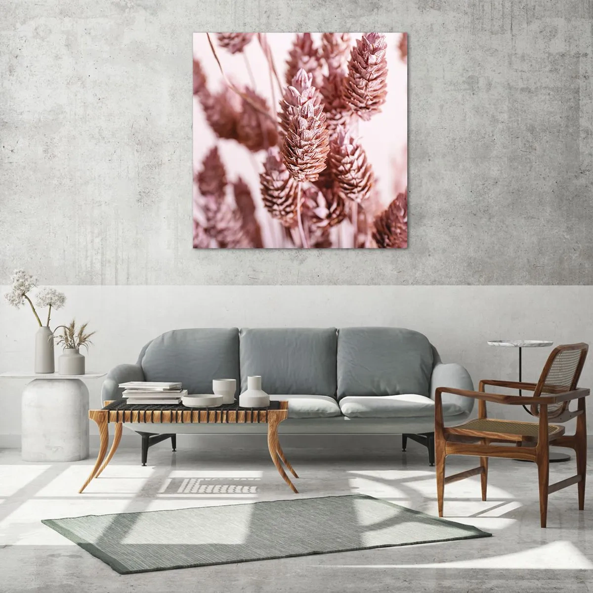 Glasbild - Bild auf glas - Scheinbar unauffällig - 70x70 cm