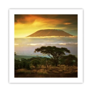 Poster - Ein Reisetraum - 50x50 cm