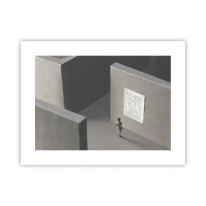 Poster - Aber wo bin ich? - 40x30 cm