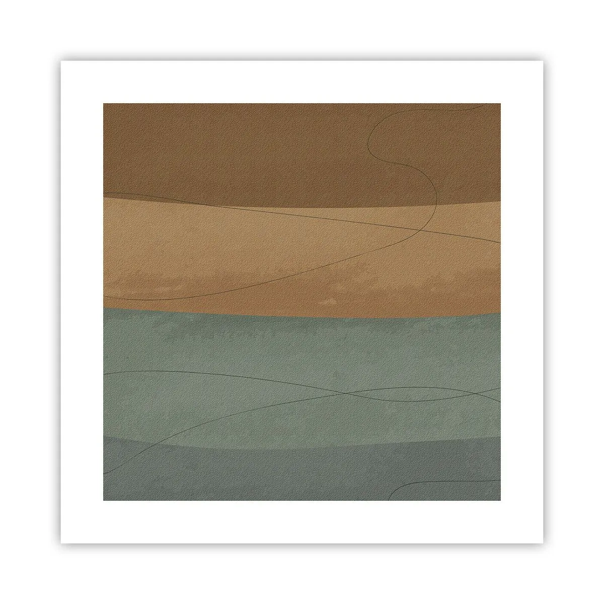 Poster - Horizontale Komposition - 40x40 cm