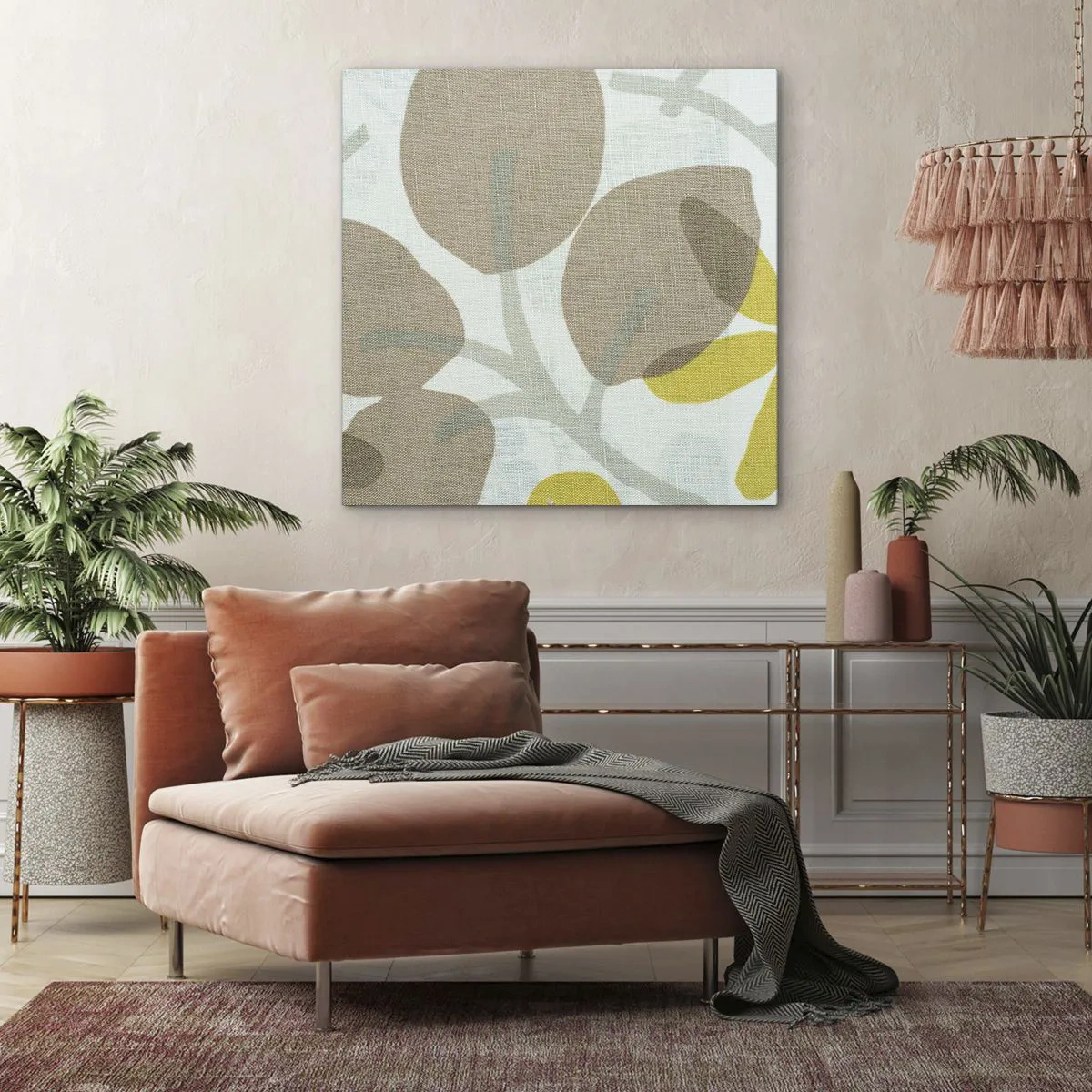 Bild auf Leinwand - Leinwandbild - Komposition in voller Sonne - 30x30 cm