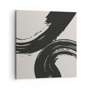 Bild auf Leinwand - Leinwandbild - Ausladend und kreisförmig - 60x60 cm