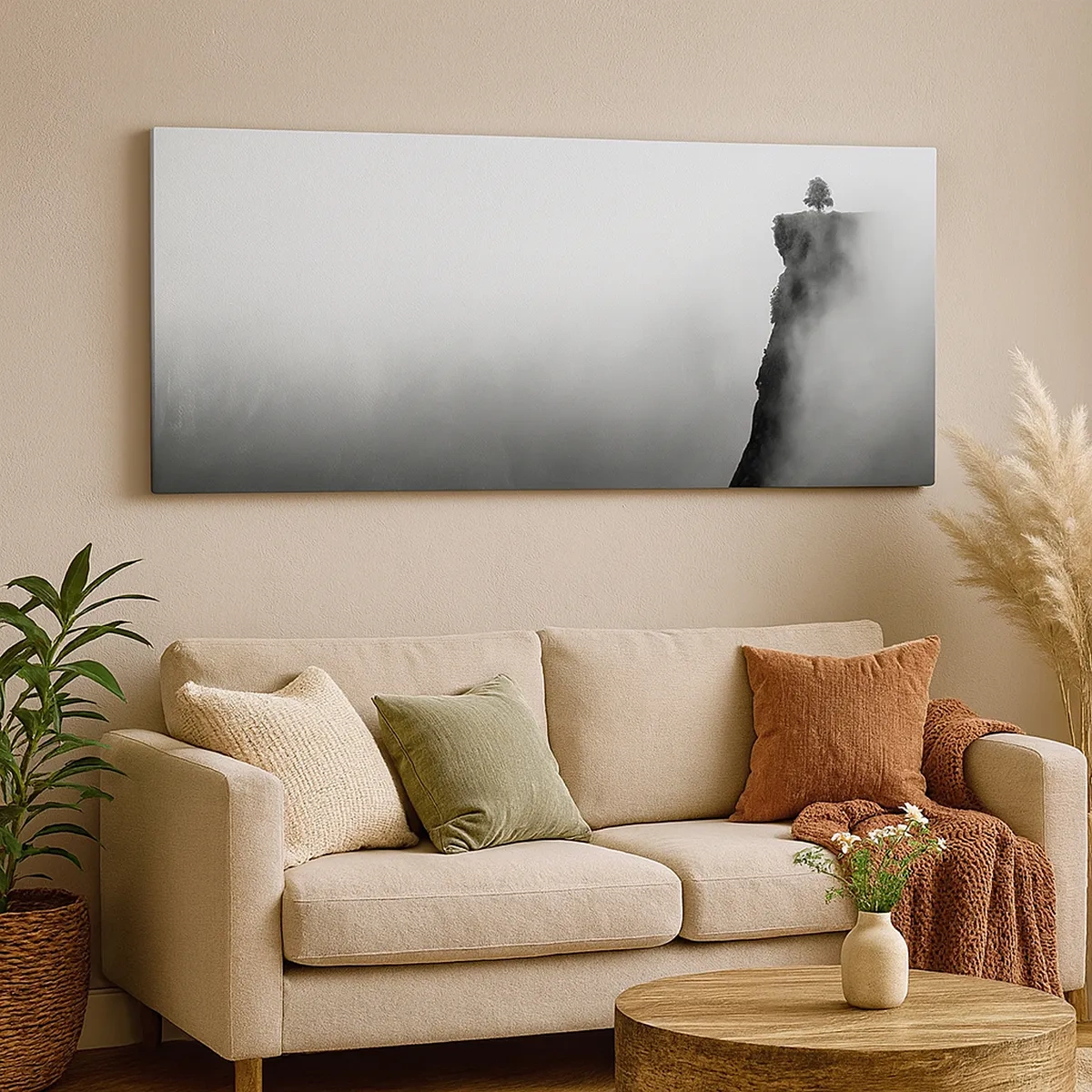 Bild auf Leinwand - Leinwandbild - Am Rande der Welt - 30x30 cm