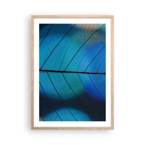 Poster in einem Rahmen aus heller Eiche - Komplizierte Konstruktion - 50x70 cm