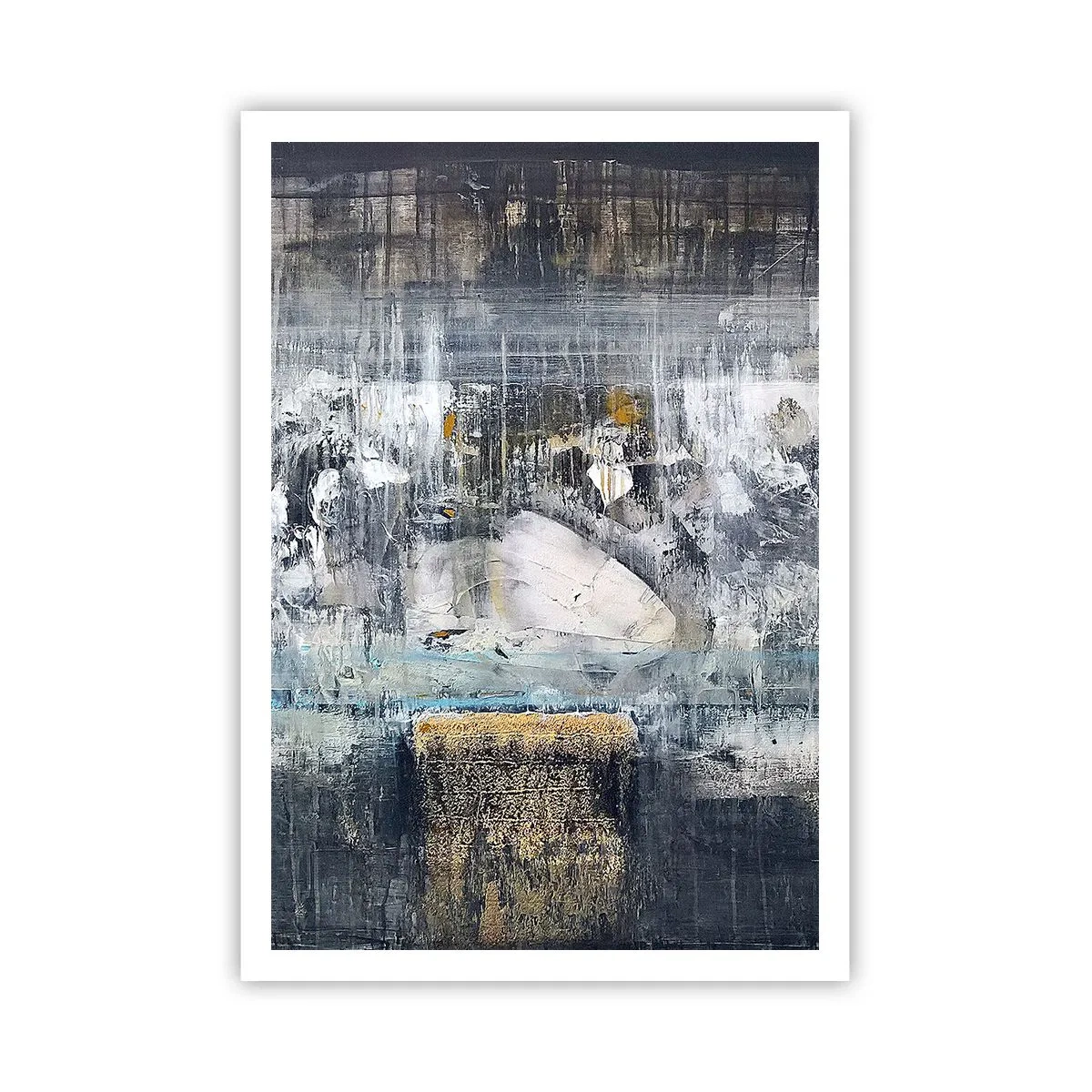 Poster - Wie auf Eis, wie nach Dezember - 70x100 cm