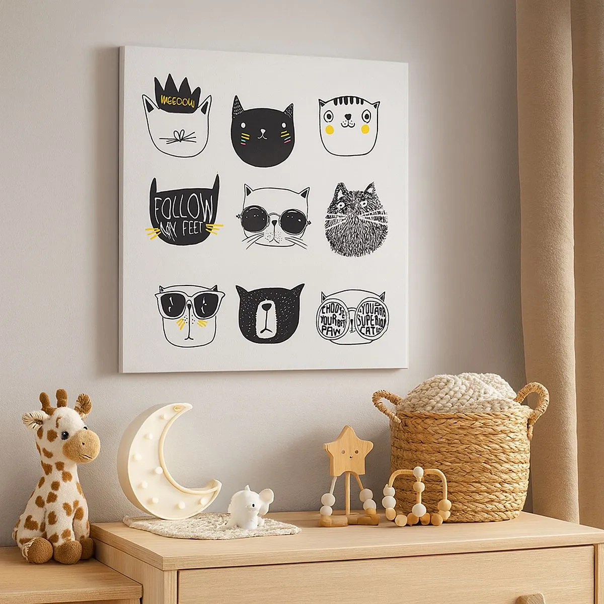 Bild auf Leinwand - Leinwandbild - Jeder andere - 30x30 cm