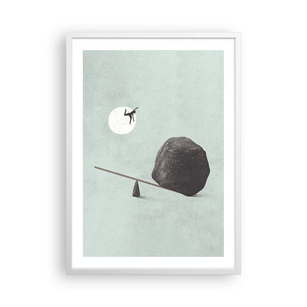 Poster in einem weißen Rahmen - Erfüllte Träume - 50x70 cm