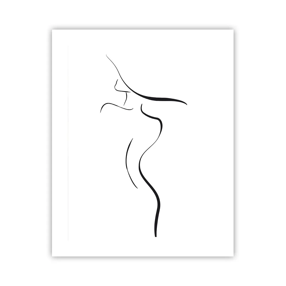 Poster - Flüchtig wie eine Welle - 40x50 cm
