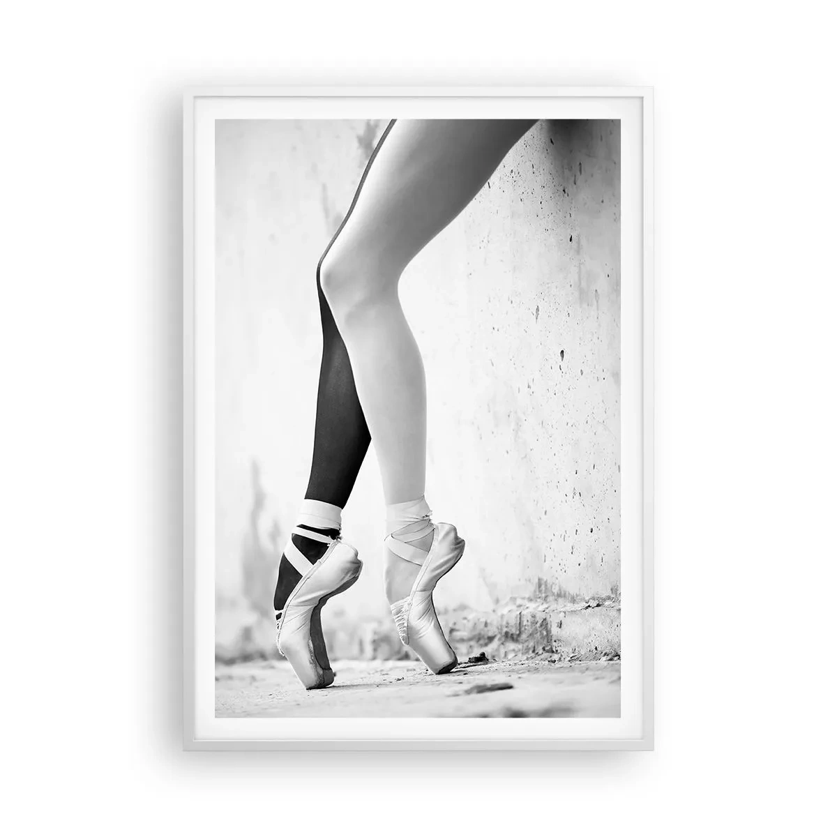 Poster in einem weißen Rahmen - Ballerina, voilà! - 70x100 cm
