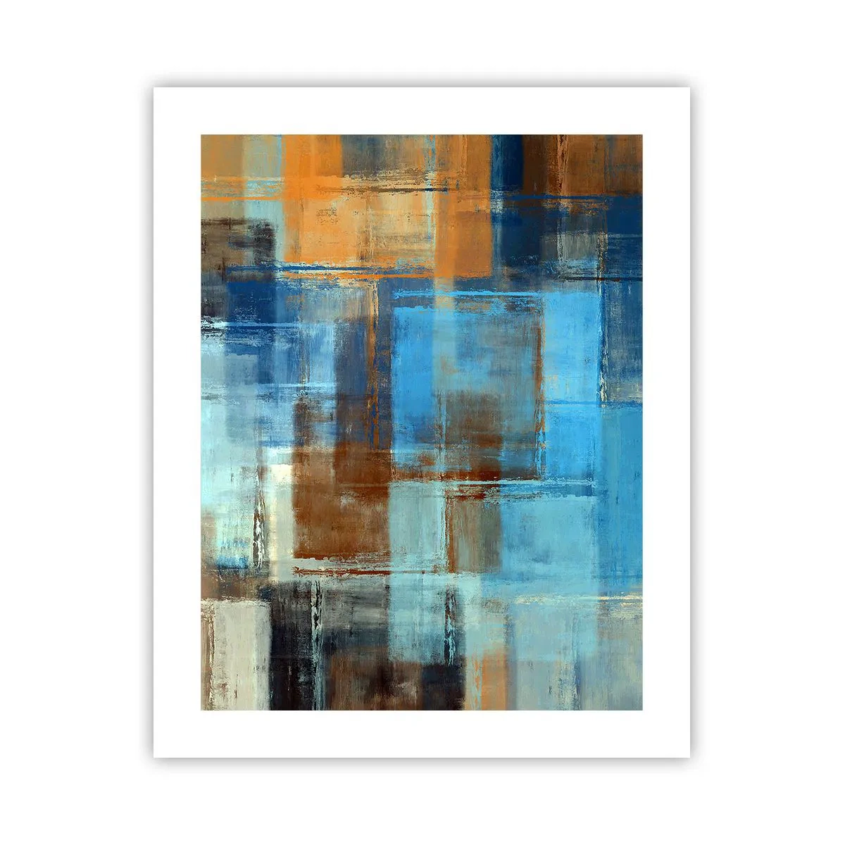 Poster - Durch den blauen Schleier - 40x50 cm
