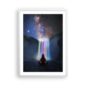 Poster in einem weißen Rahmen - Absolute Harmonie - 50x70 cm