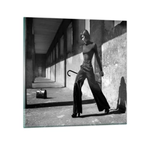 Glasbild - Bild auf glas - Urbane Eleganz - 40x40 cm