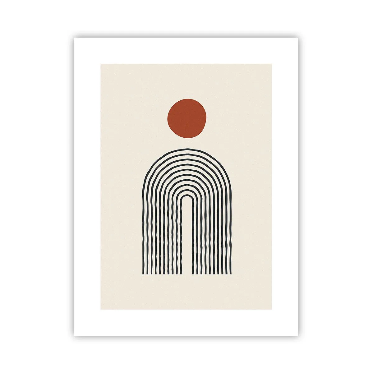 Poster - Magnetismus von Formen und Farben - 30x40 cm
