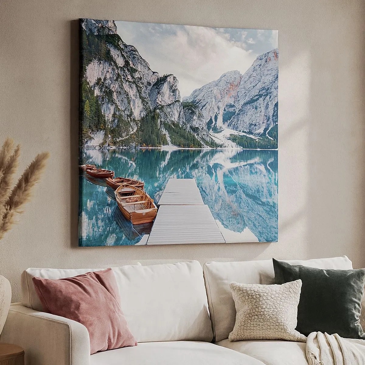 Bild auf Leinwand - Leinwandbild - Wir zeigen Ihnen Schönheit - 30x30 cm