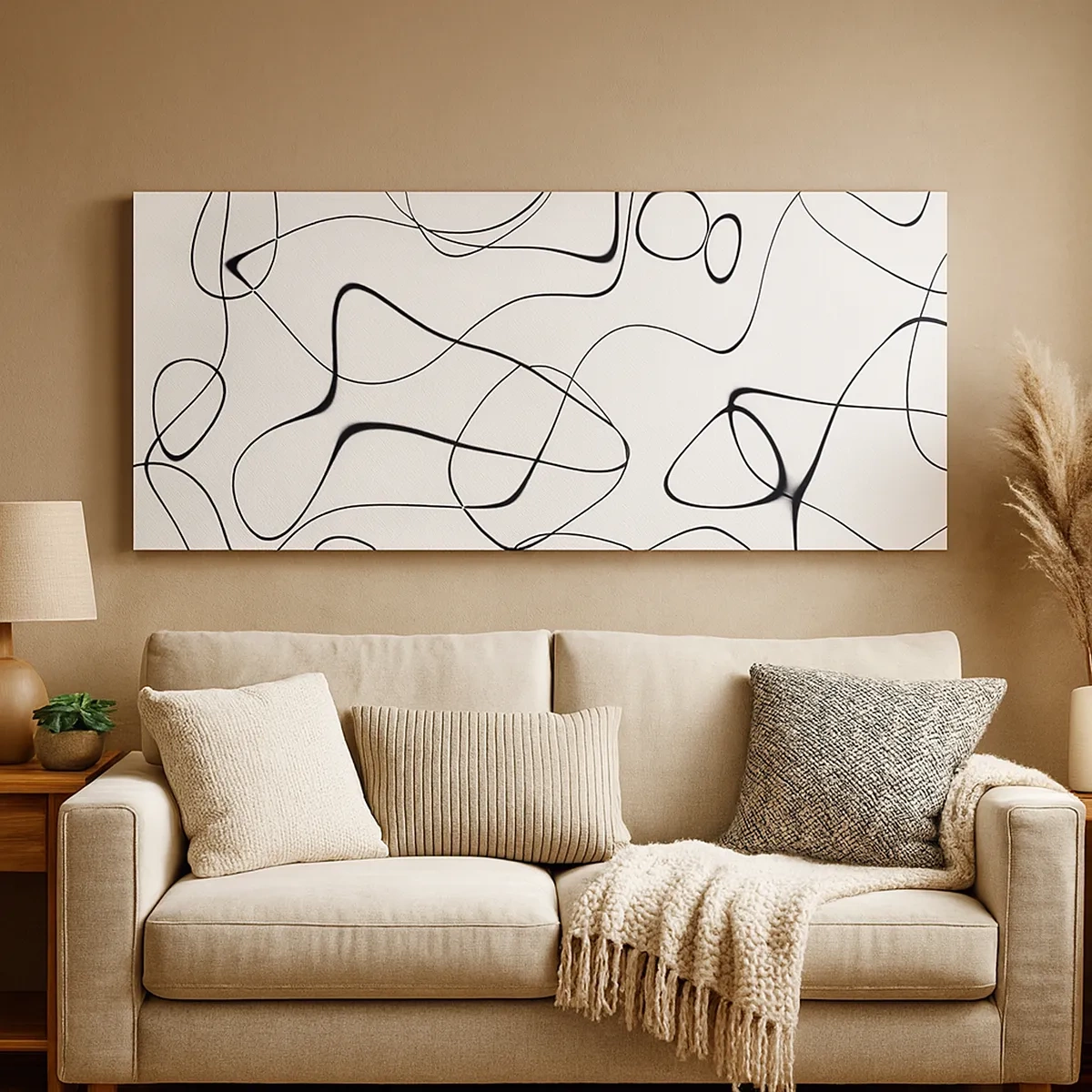 Bild auf Leinwand - Leinwandbild - Lebenswege, Wechselfälle - 30x30 cm