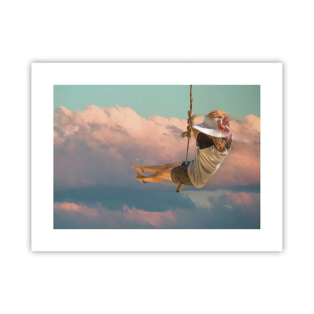 Poster - Spaß in den Wolken - 40x30 cm
