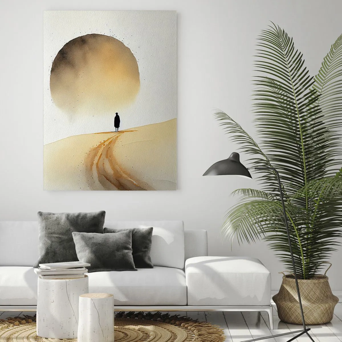 Glasbild - Bild auf glas - Immer sehnsüchtig - 80x120 cm