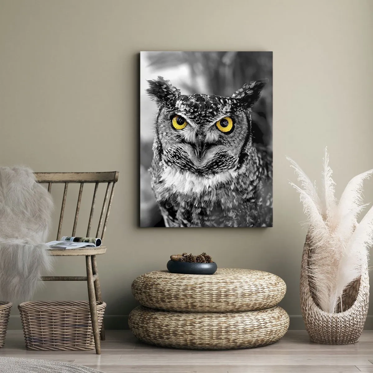 Bild auf Leinwand - Leinwandbild - Nichts wird sich verstecken - 65x120 cm