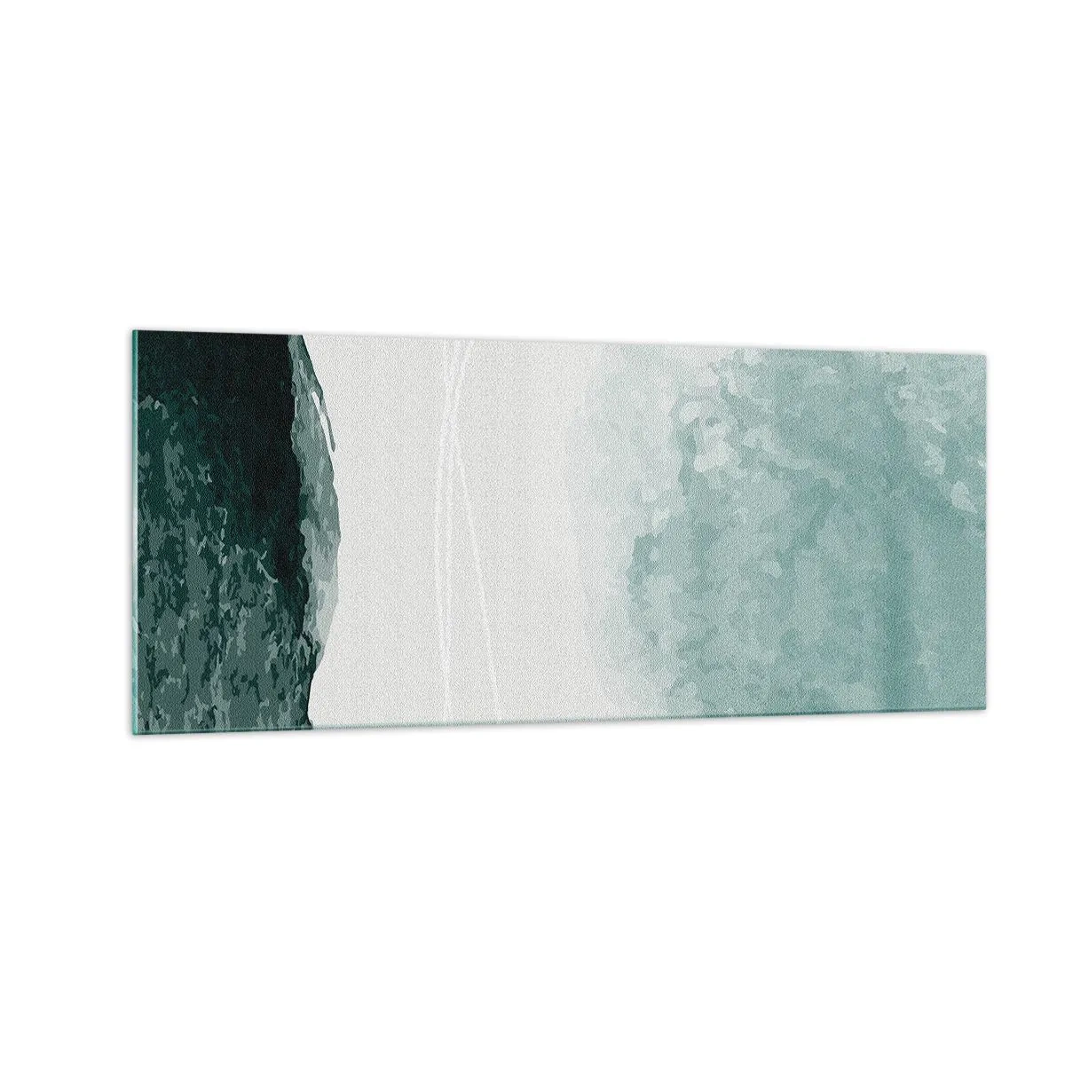 Glasbild - Bild auf glas - Begegnung mit Nebel - 100x40 cm