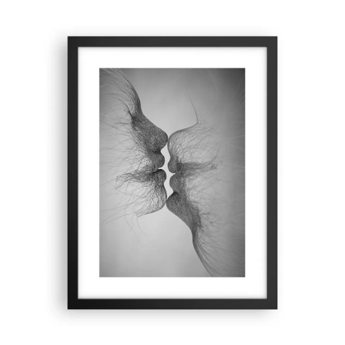 Poster in einem schwarzem Rahmen - Kuss des Windes - 30x40 cm