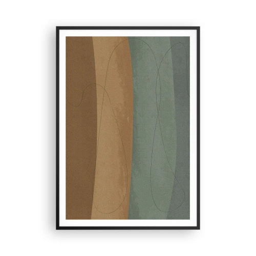 Poster in einem schwarzem Rahmen - Horizontale Komposition - 70x100 cm