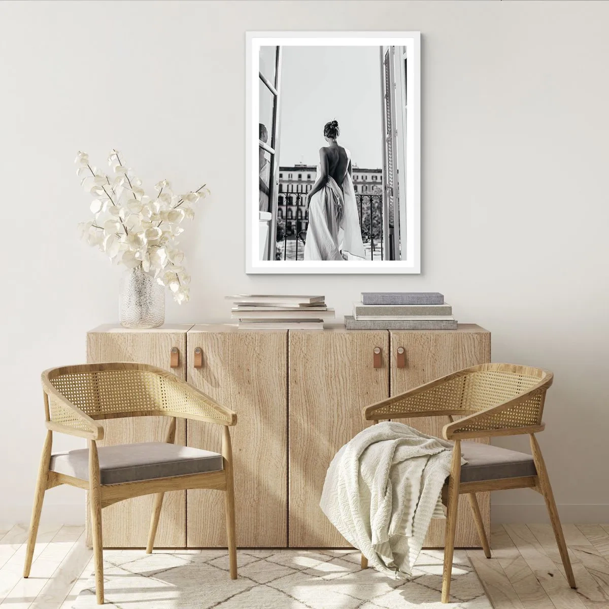 Poster in einem weißen Rahmen - Erweckung der Sinne - 50x70 cm