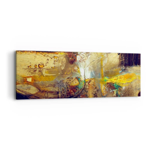 Bild auf Leinwand - Leinwandbild - Kalt, wärmer, heiß - 90x30 cm